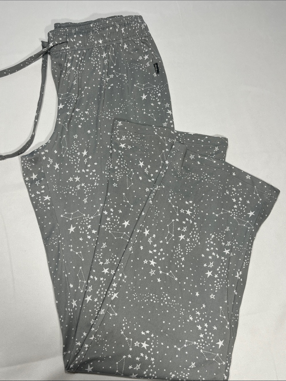 Eddie Bauer Women’s XS Gray Constellation Star Print Lounge Sleep Pajama Pants